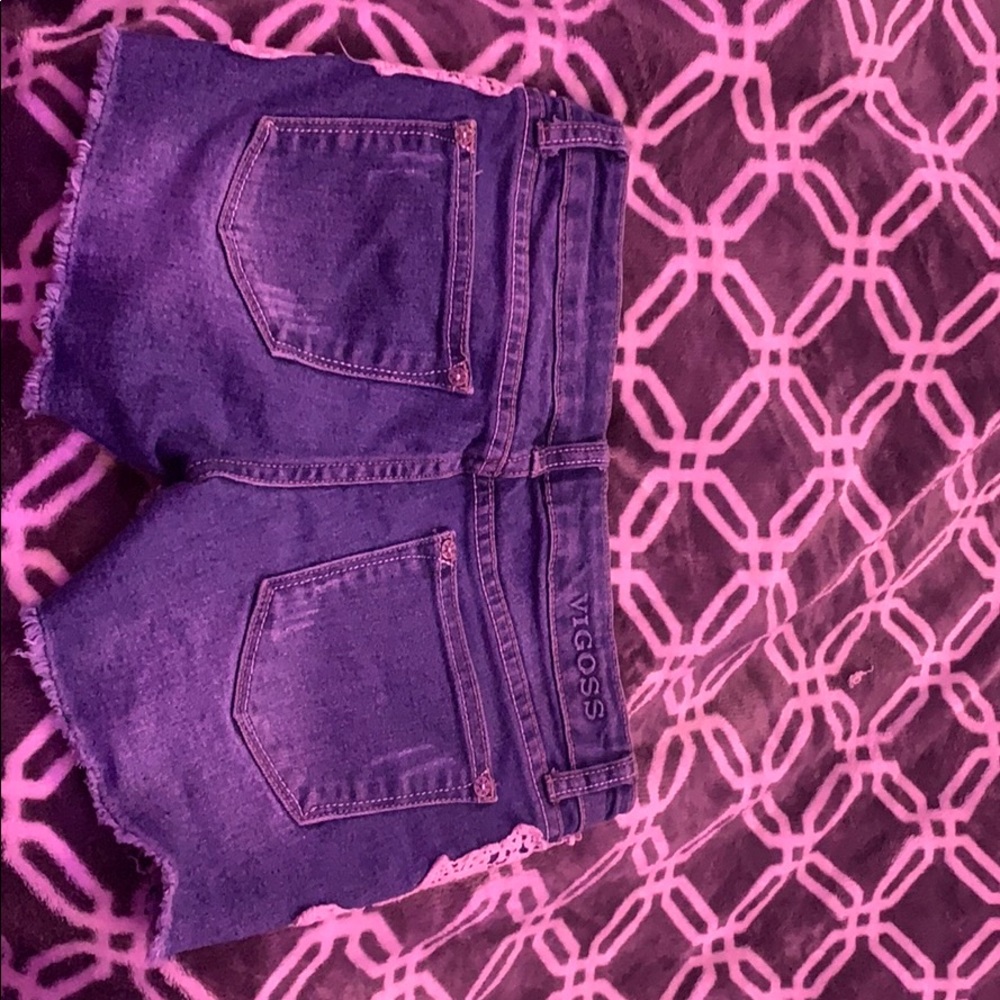 Laced on side shorts